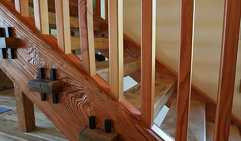 Stairs and railing