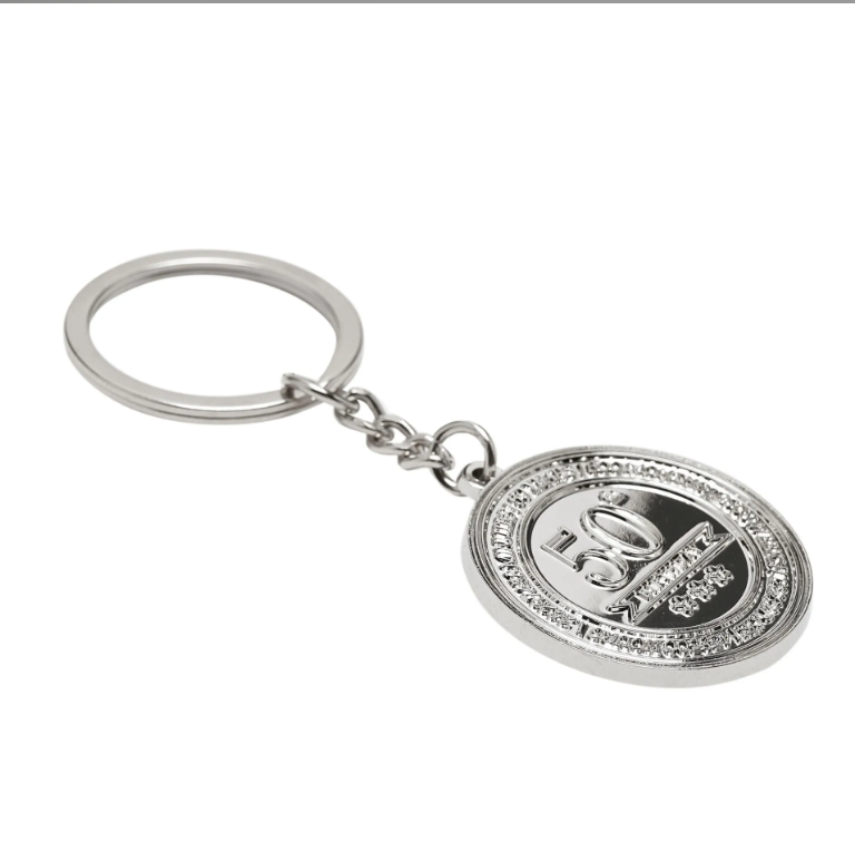 Thumbnail: Personalised Milestones Key Ring | 50th Birthday
