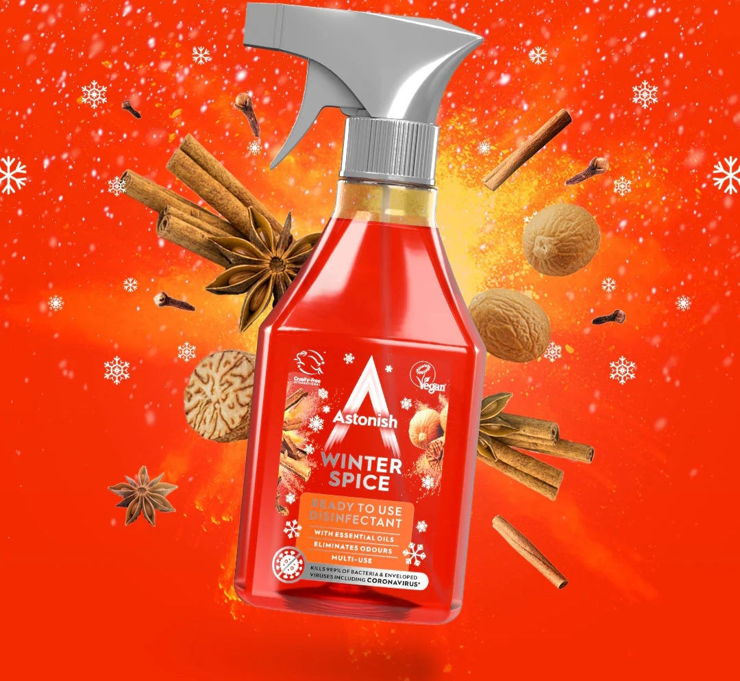 Astonish
Ready to Use Disinfectant Spray Winter Spice