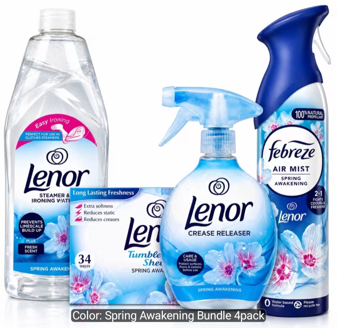 Lenor Spring Awakening Complete Laundry Care Bundle