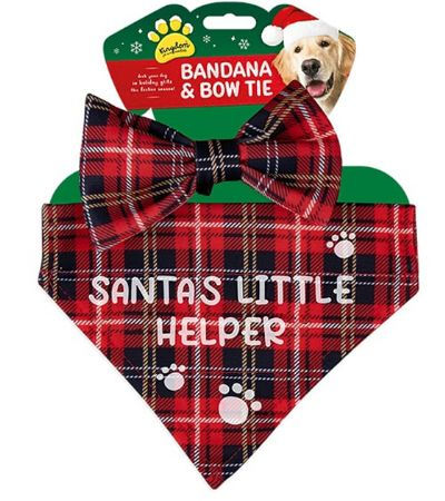 Kingdom Christmas - Pet Bandana and Bow Tie Set
