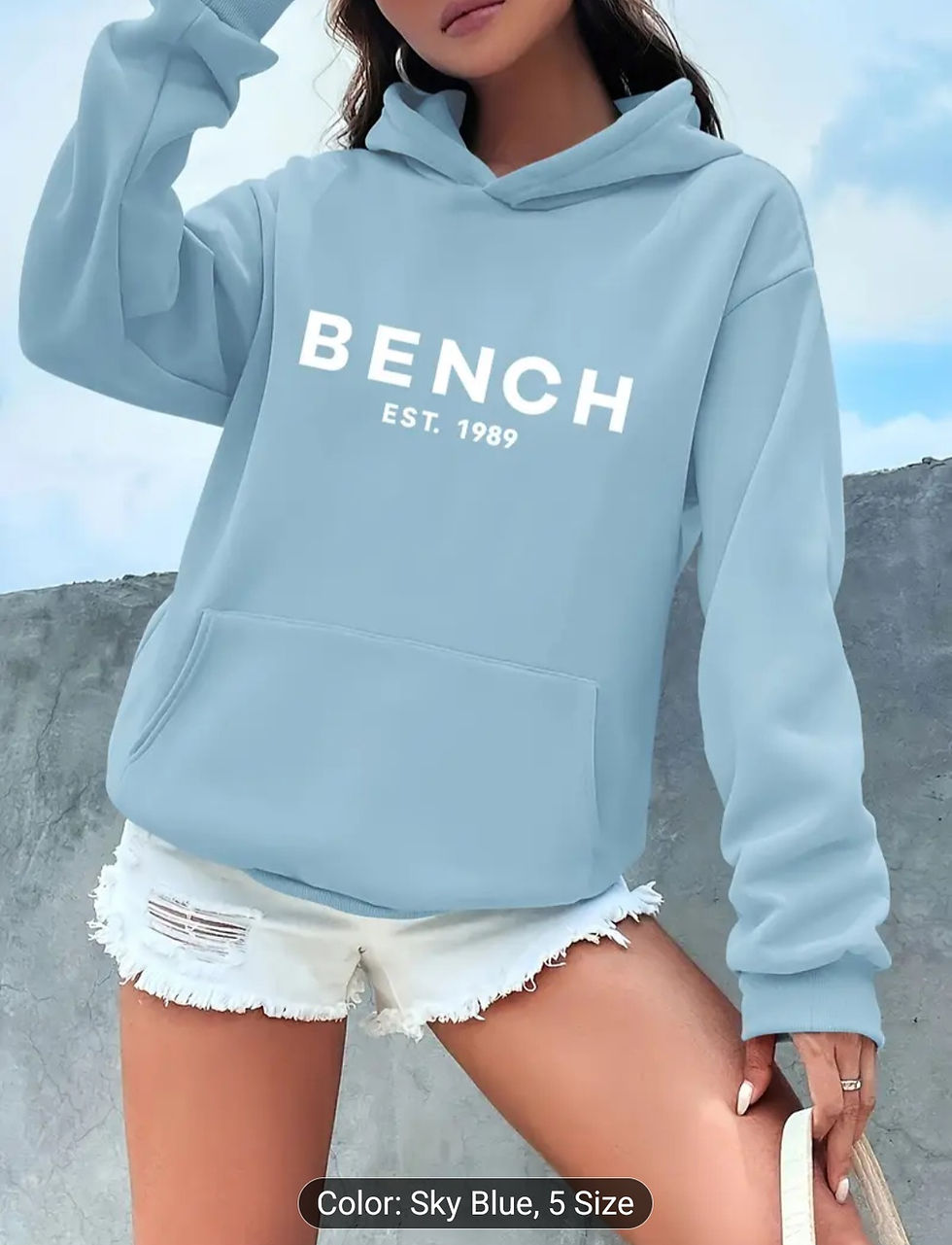 Thumbnail: BENCH Women's Hoodie, Fashion Casual Printed Sweatshirt 