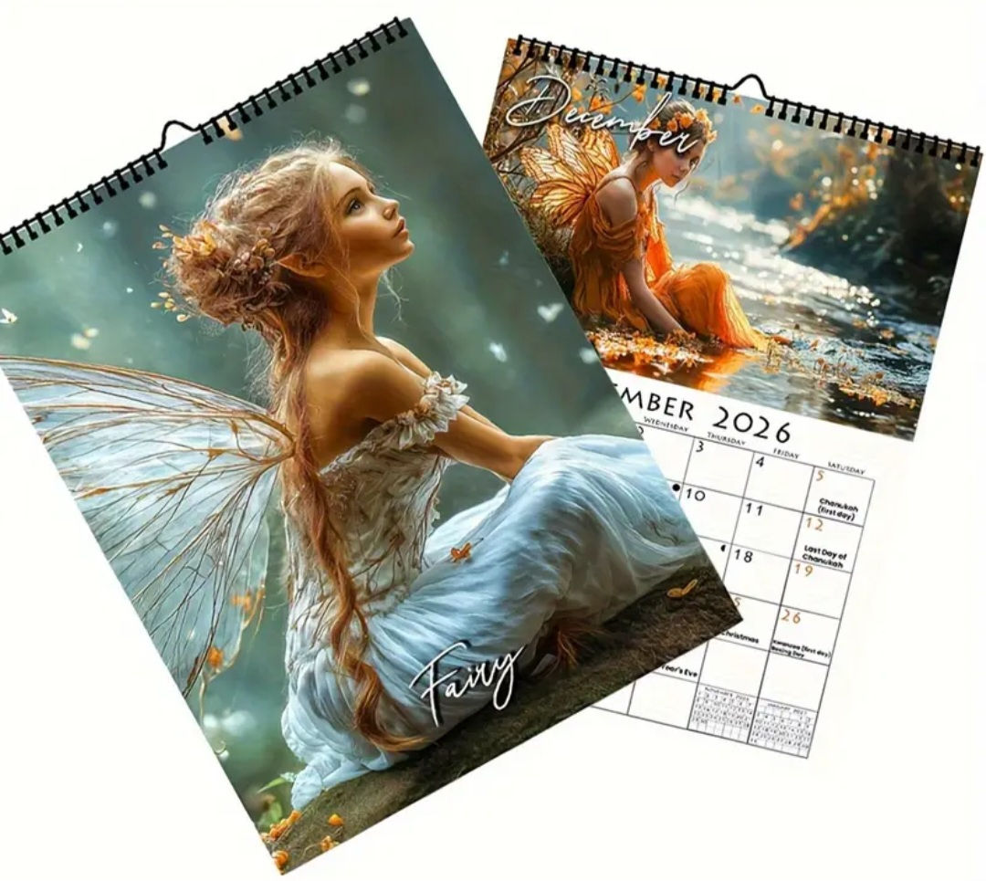 2026 Fairy Wall Calendar