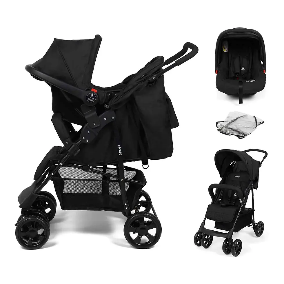 Puggle Lowton Luxe 2-in-1 Travel System with Rain Cover