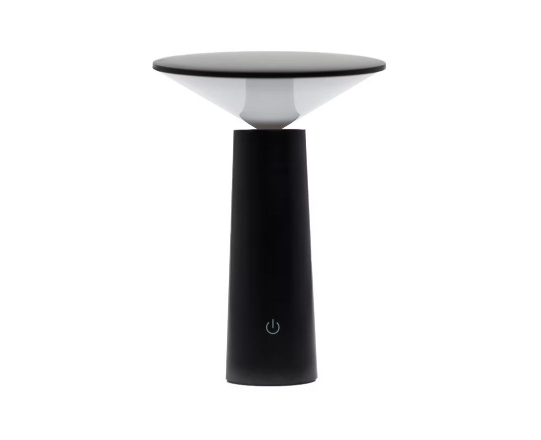 The Black Mushroom Touch Lamp