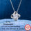 Thumbnail: 1 Fashion S925 Sterling Silver Eternity Knot Pendant Necklace 