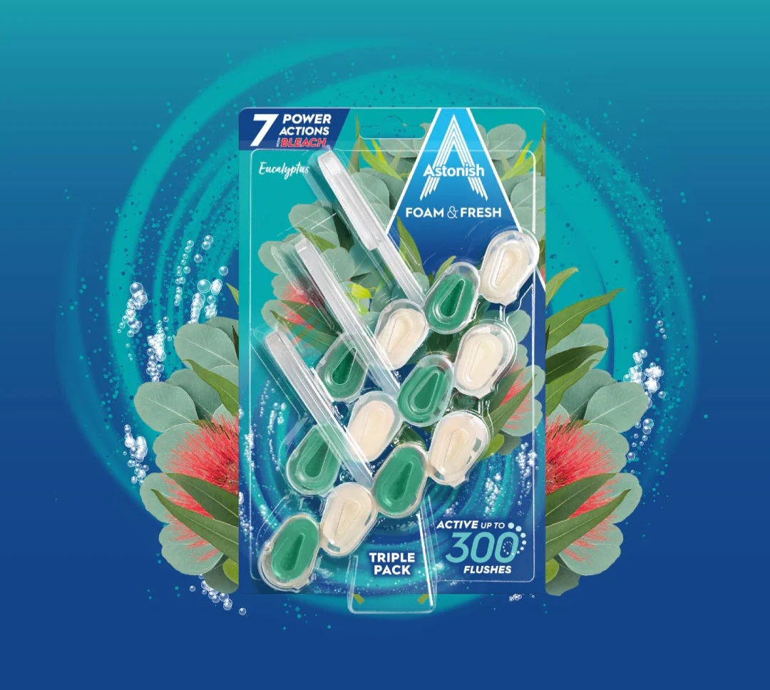 Astonish
Foam & Fresh Eucalyptus