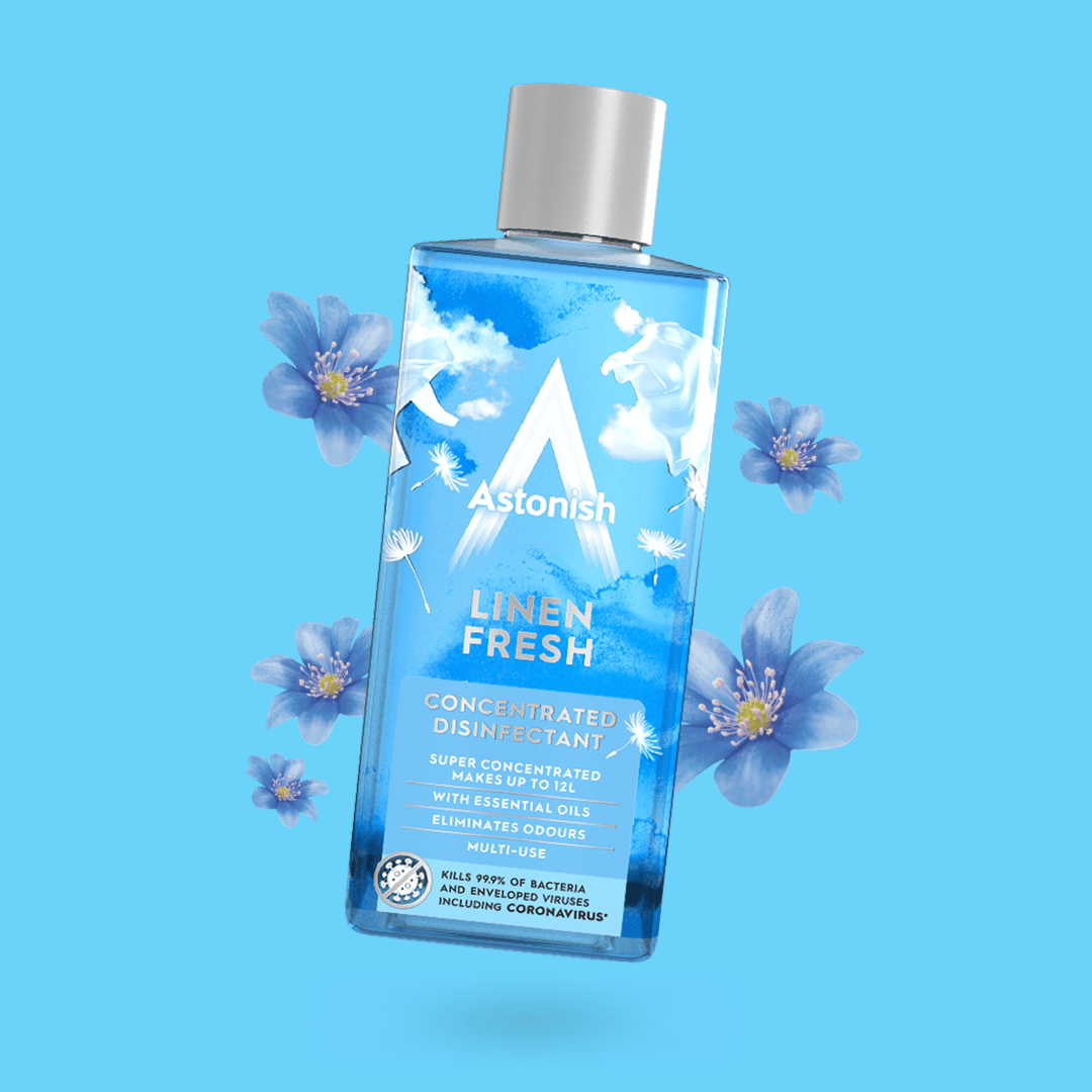 Astonish
Concentrated Disinfectant Linen Fresh