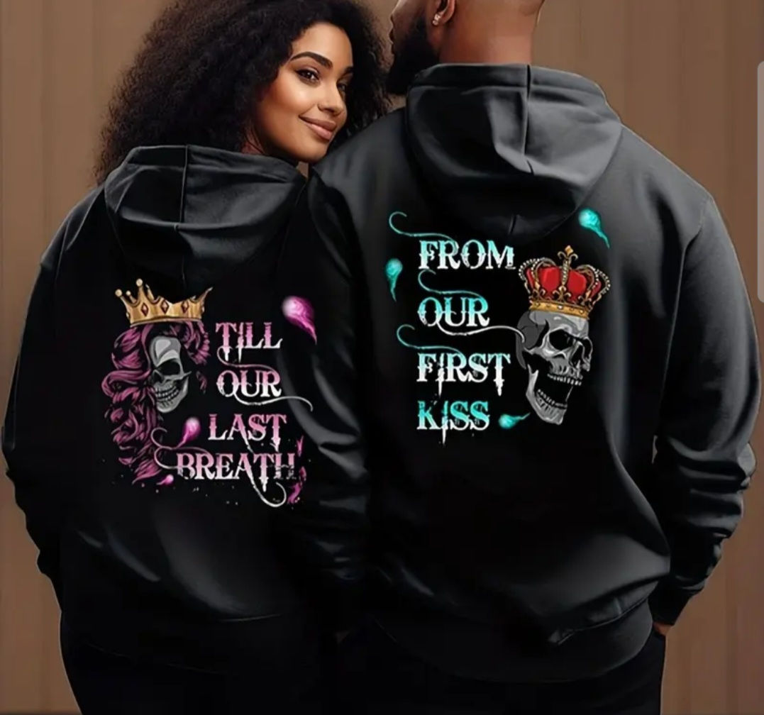 Matching Couple Hoodies for - Gothic Romance