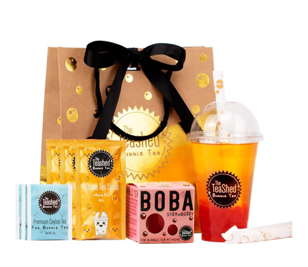 Bubble Tea Syrup Kit Gift Set with 3 Servings