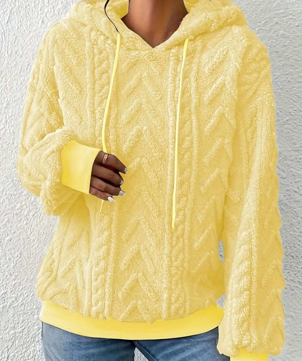 Thumbnail: Plus Size, Women's Lavender Hooded Jacket with Plush Collar 