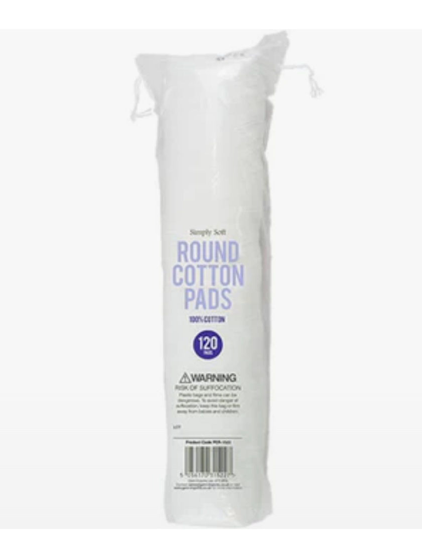120 Round Cotton Pads