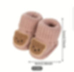 Thumbnail: 1 Pair Adorable Bear Knit Socks for Newborns 