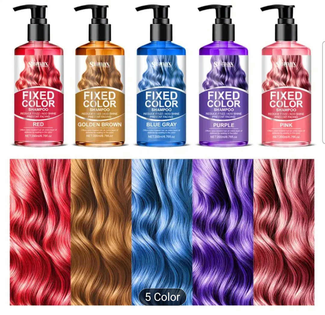 colour-fixing shampoo for coloured hair