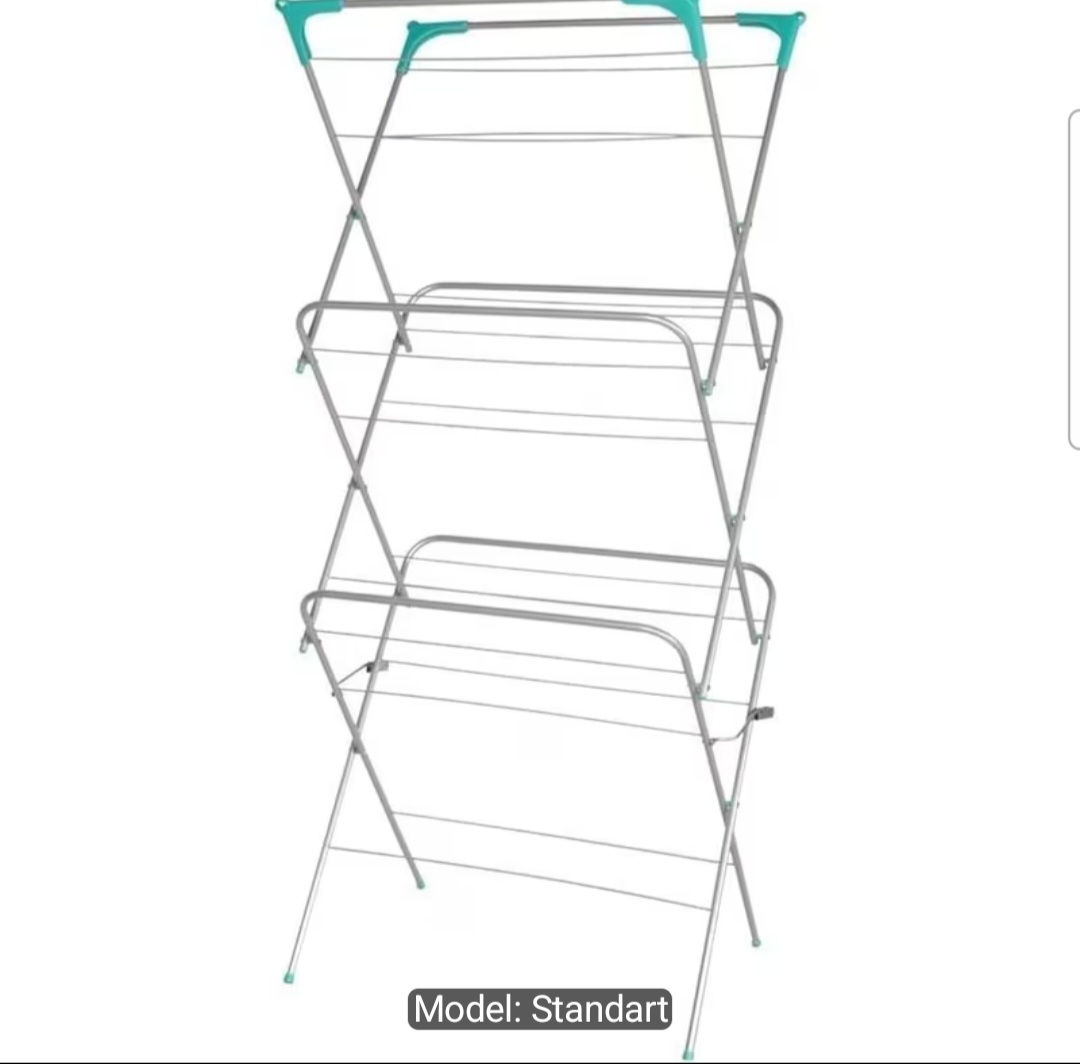 Clothes Airer Alloy Steel Foldable Design