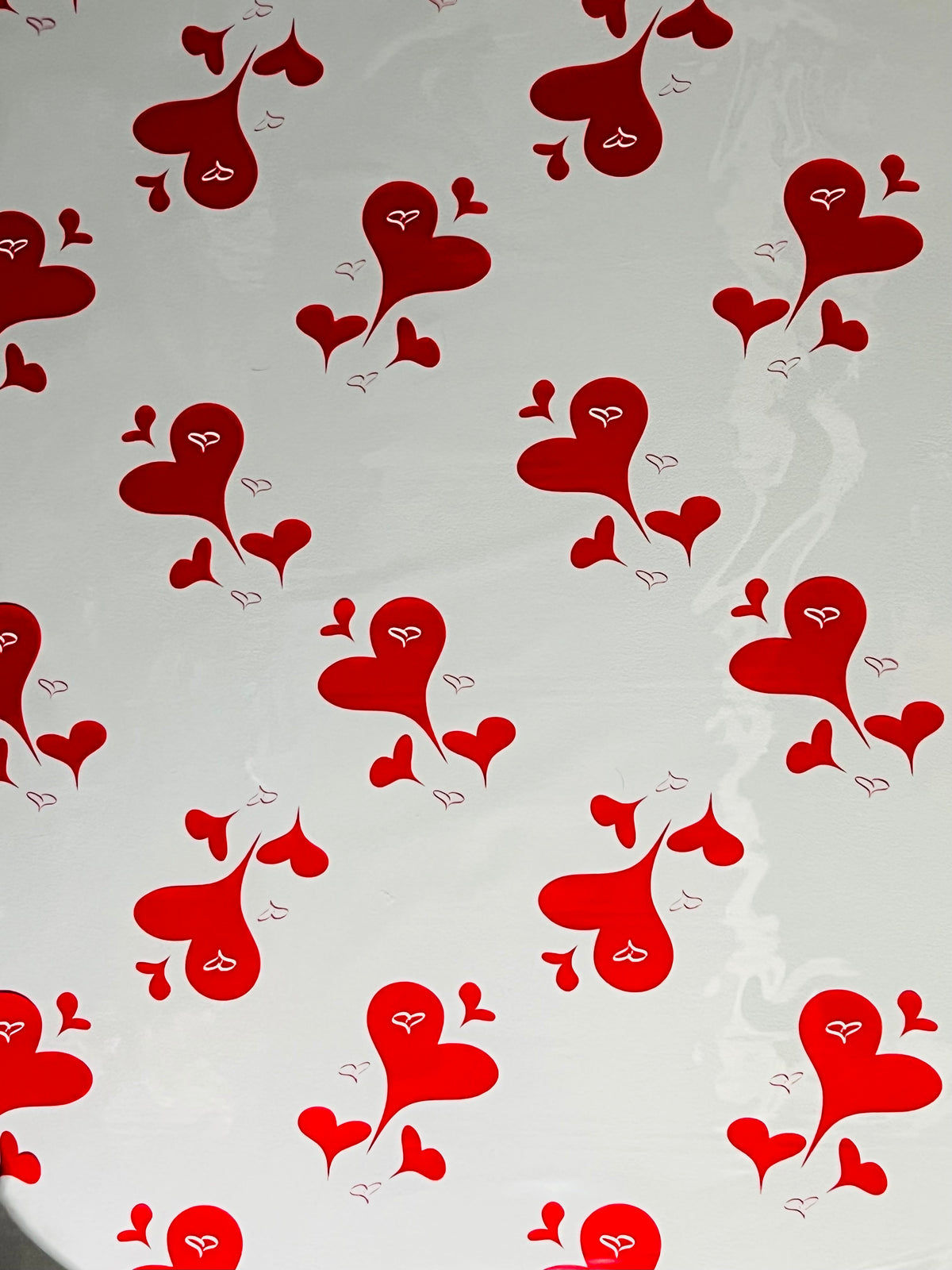 Valentines cellophane film roll 1meter x 80cm