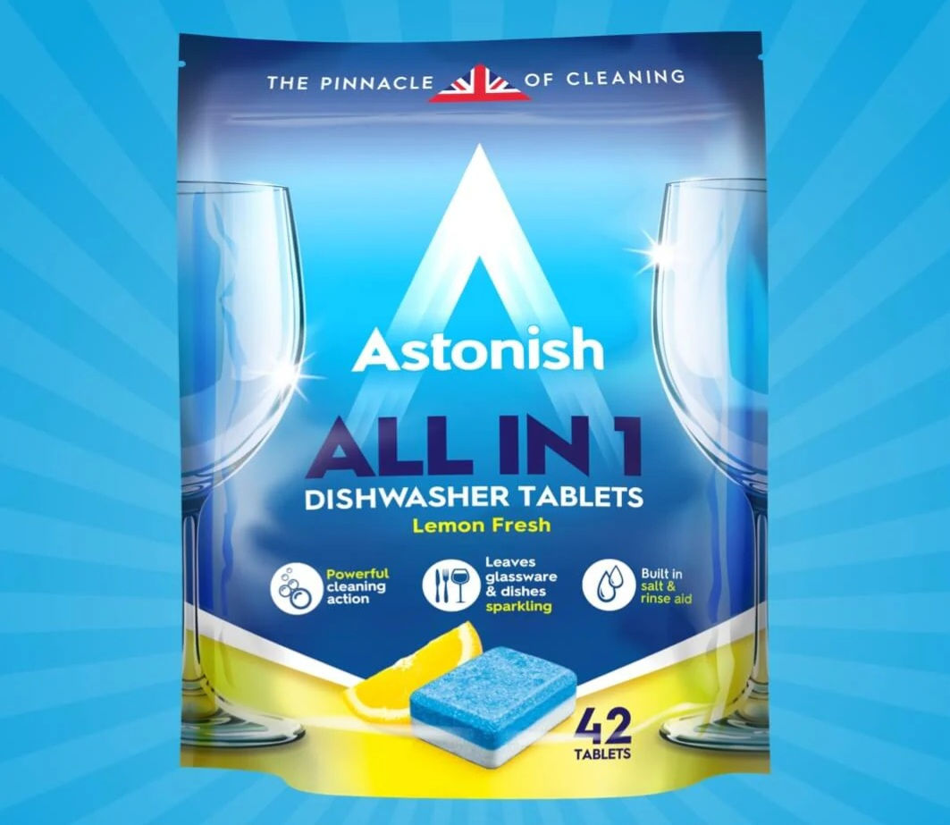 Astonish
All in 1 Dishwasher Tablets
