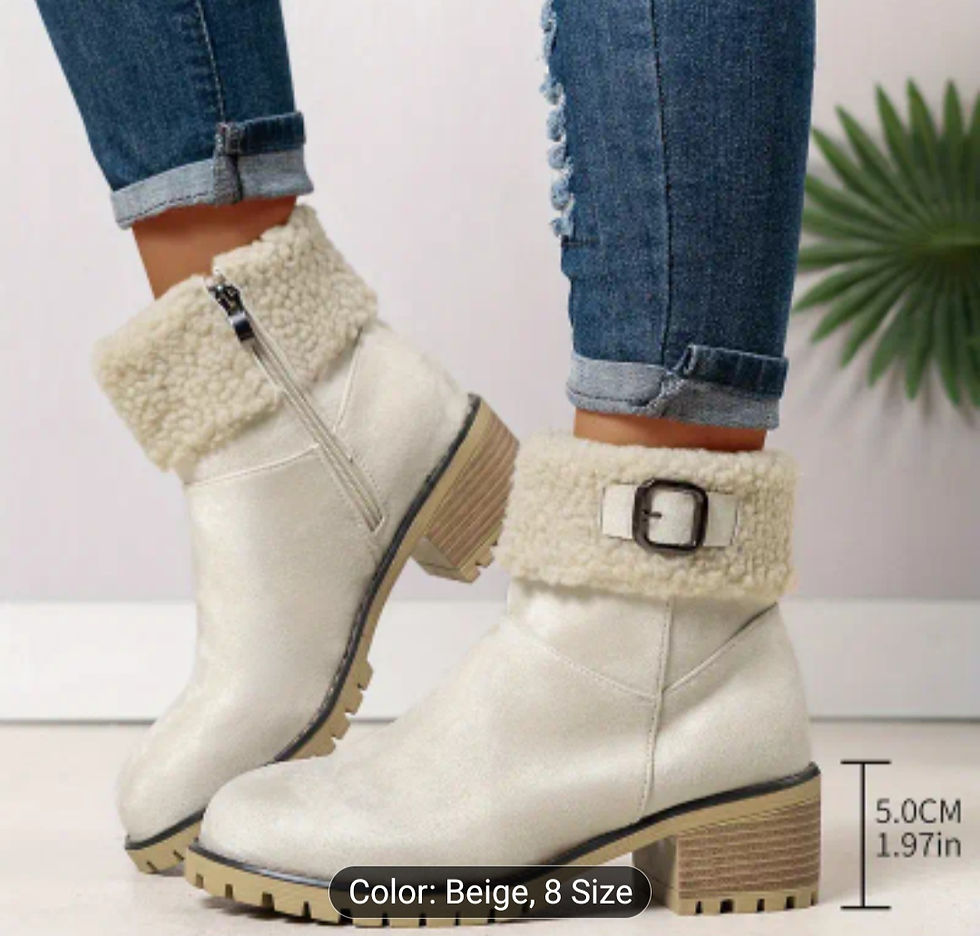 Thumbnail: Chunky and Classic Women's Ankle Boots,