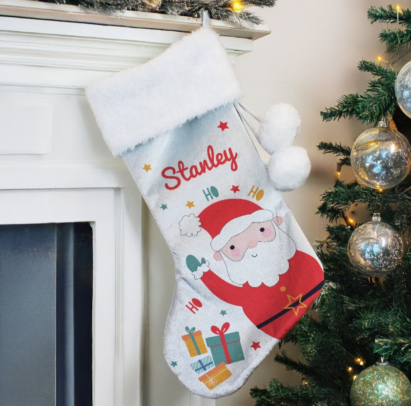 Personalised Santa Christmas Stocking