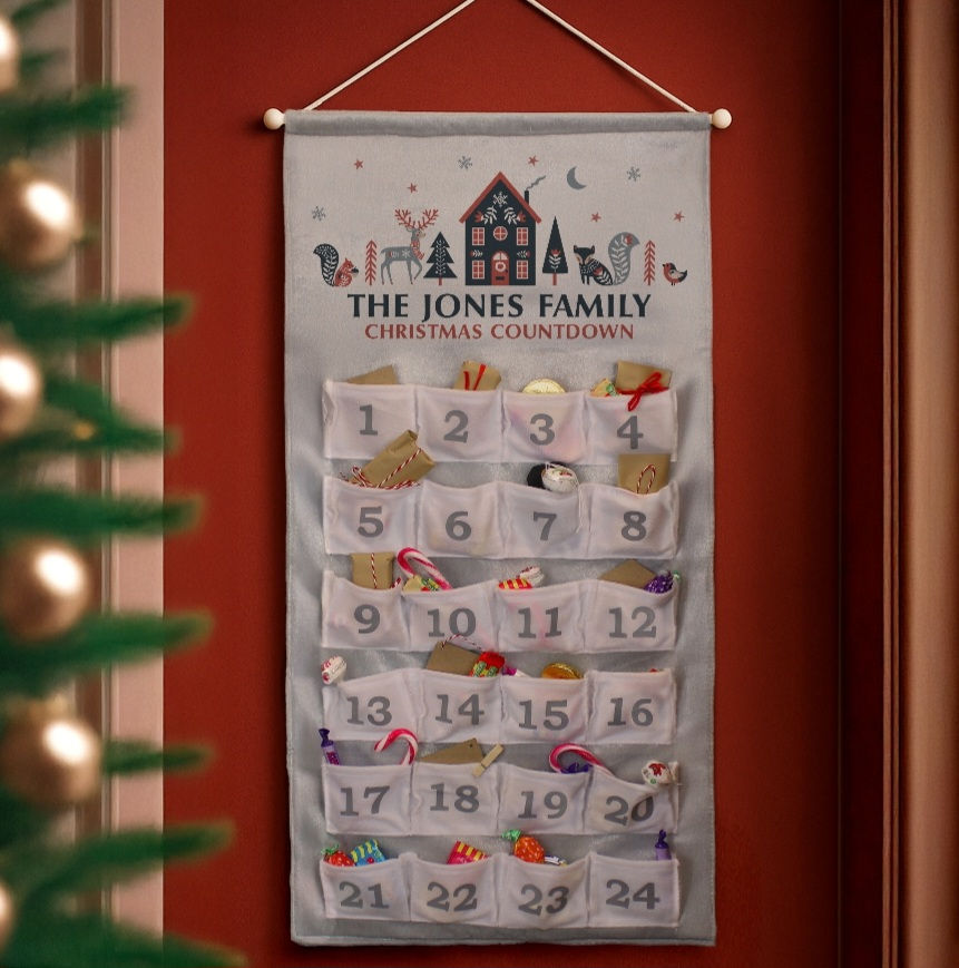 Personalised Christmas Home Advent Calendar