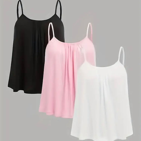 3pcs Women's cami tops