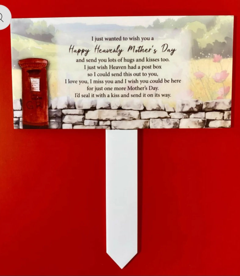 HEAVENLY MOTHERS DAY PLAQUE GRAVE MARKER