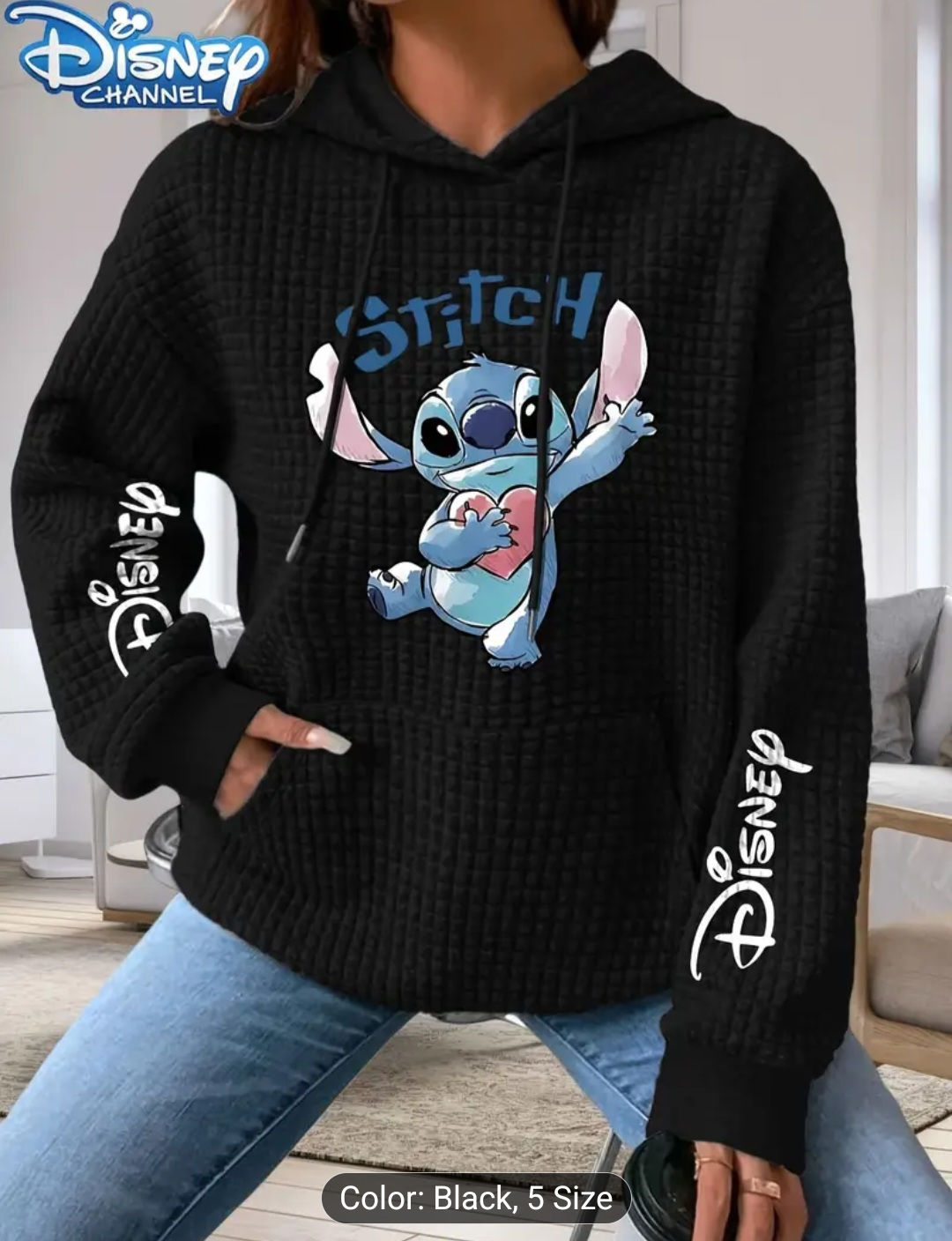 Graphic Print Hoodie, Drawstring Casual Hooded Sweatshirt 