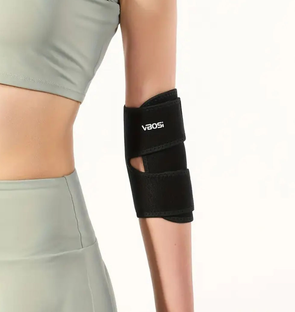 Thumbnail: Unisex Elbow Support Brace - Adjustable, Neoprene, Small Size,