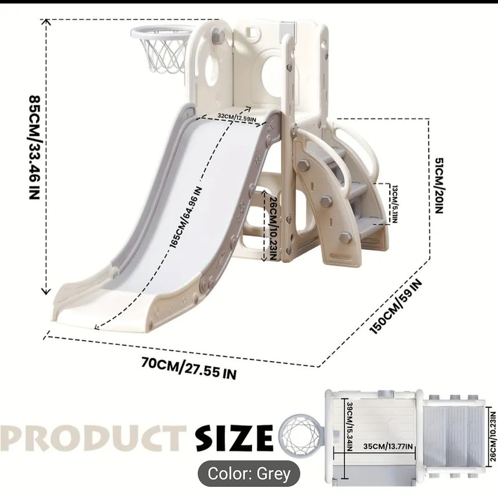 Thumbnail: Extra Long Indoor/Outdoor Slide Set