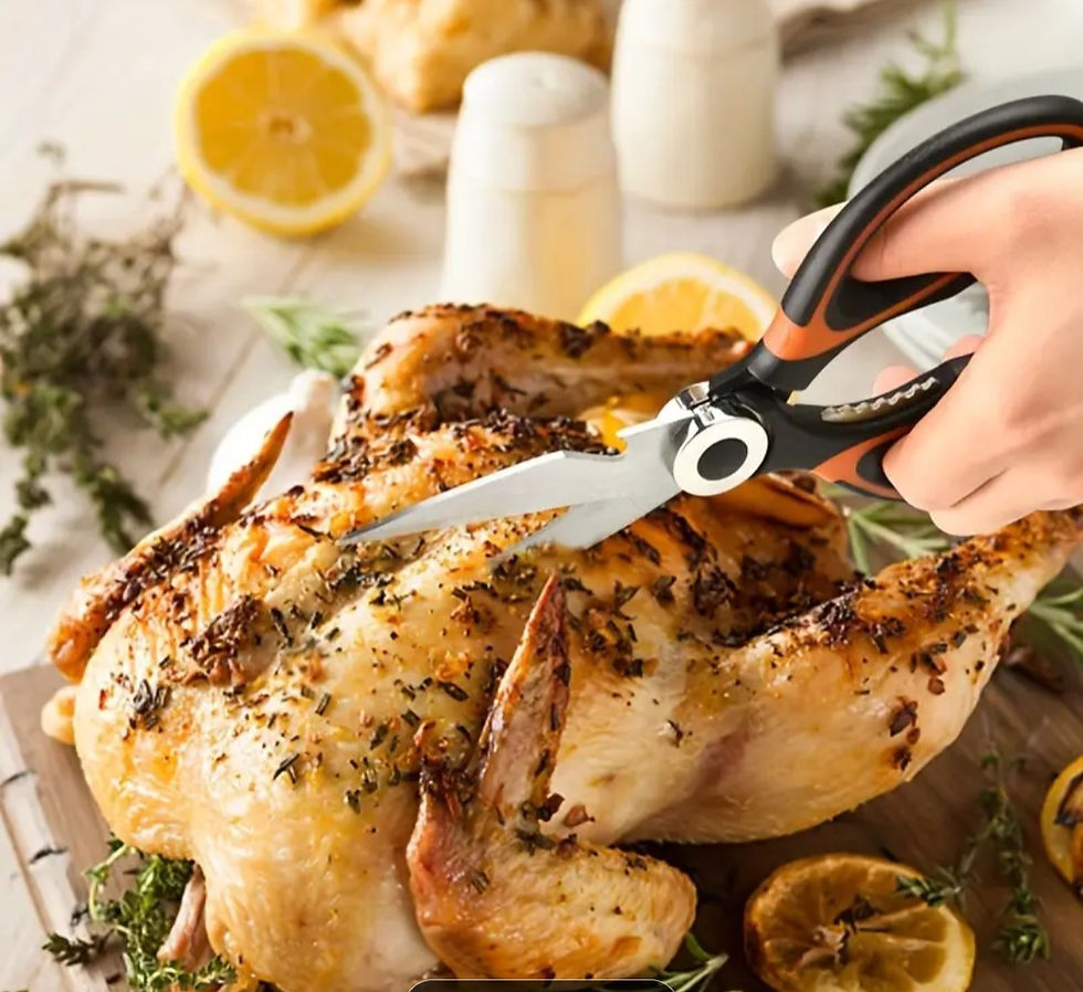 Thumbnail: 3pcs Heavy Duty Kitchen Scissors Set 
