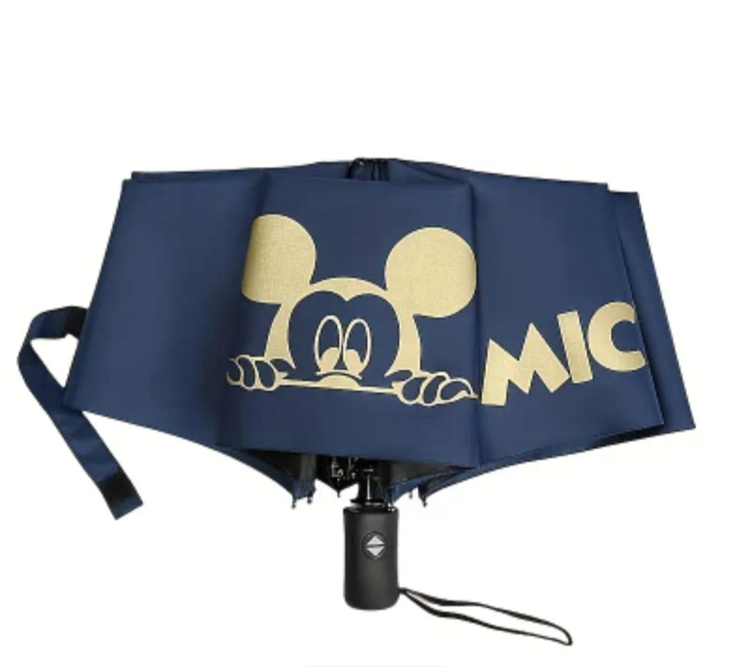 DISNEY Mickey & Minnie Mouse Automatic Umbrella 