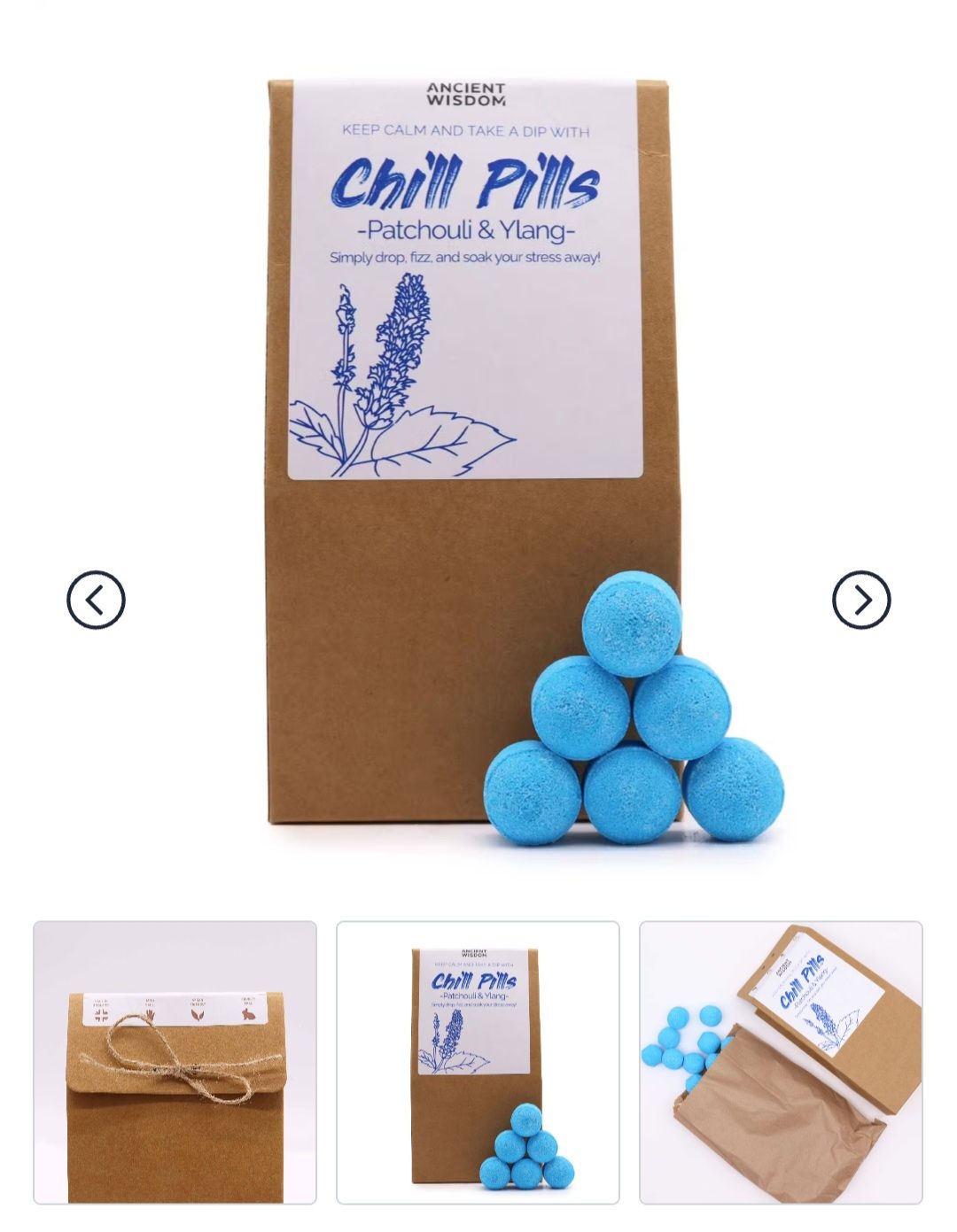 Chill Pills Gift Pack 350g - Ylang & Patchouli