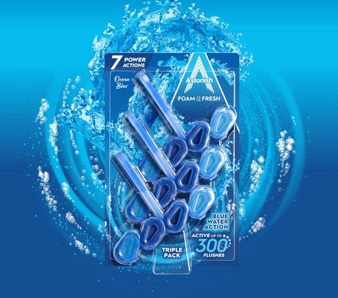 Astonish
Foam & Fresh Ocean Blue