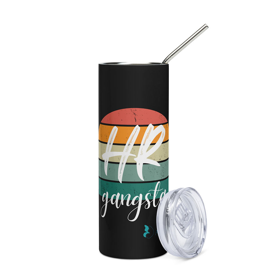 Thumbnail: HR Gangsta Stainless Steel Tumbler (Black)