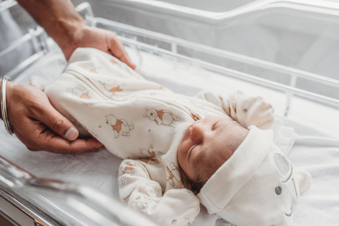First moments of parenthood captured during a Fresh 48 newborn photoshoot at a hospital in Moncton NB.