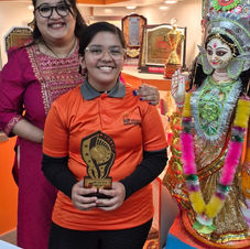 happy student and a happy teacher together