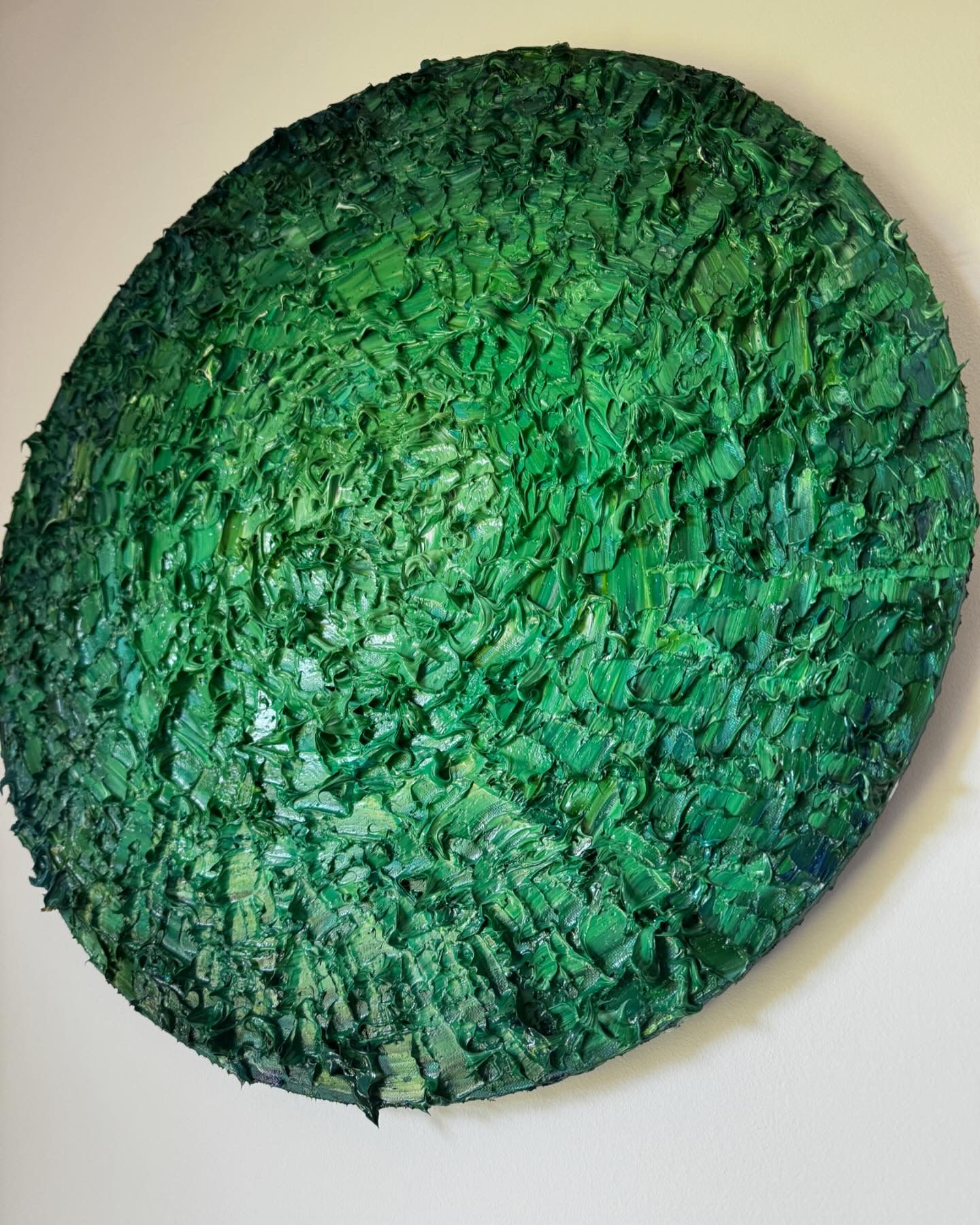 Pine Green series “Circle of life, D50cm, 2024