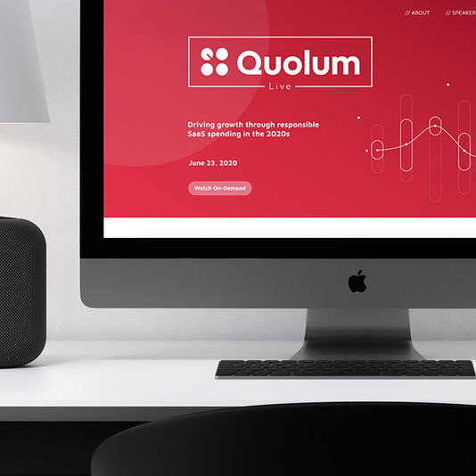 Event Design 'Quolum Live': Logo Design, Web Design, Marketing Materials, Social Media