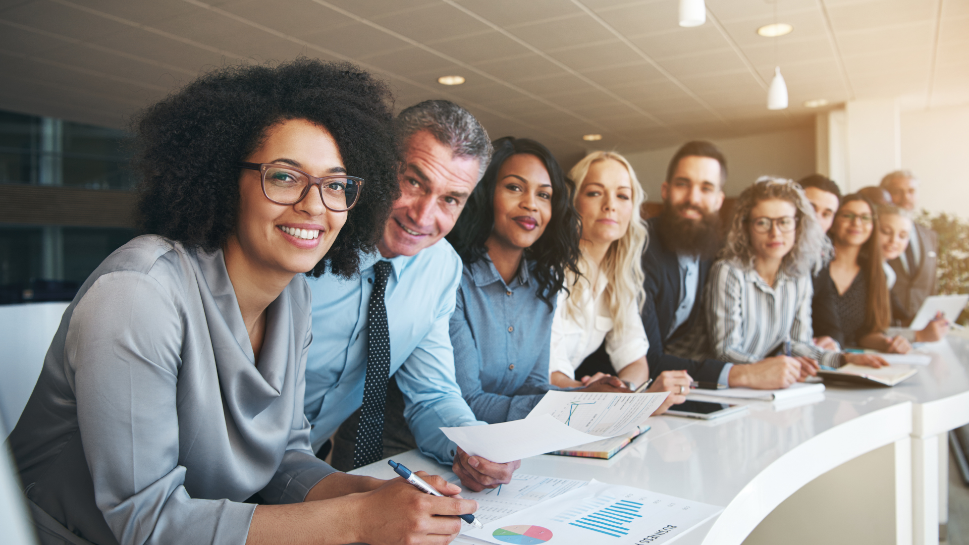 Diverse workplace team illustration from All Heart Initiative’s existing media library