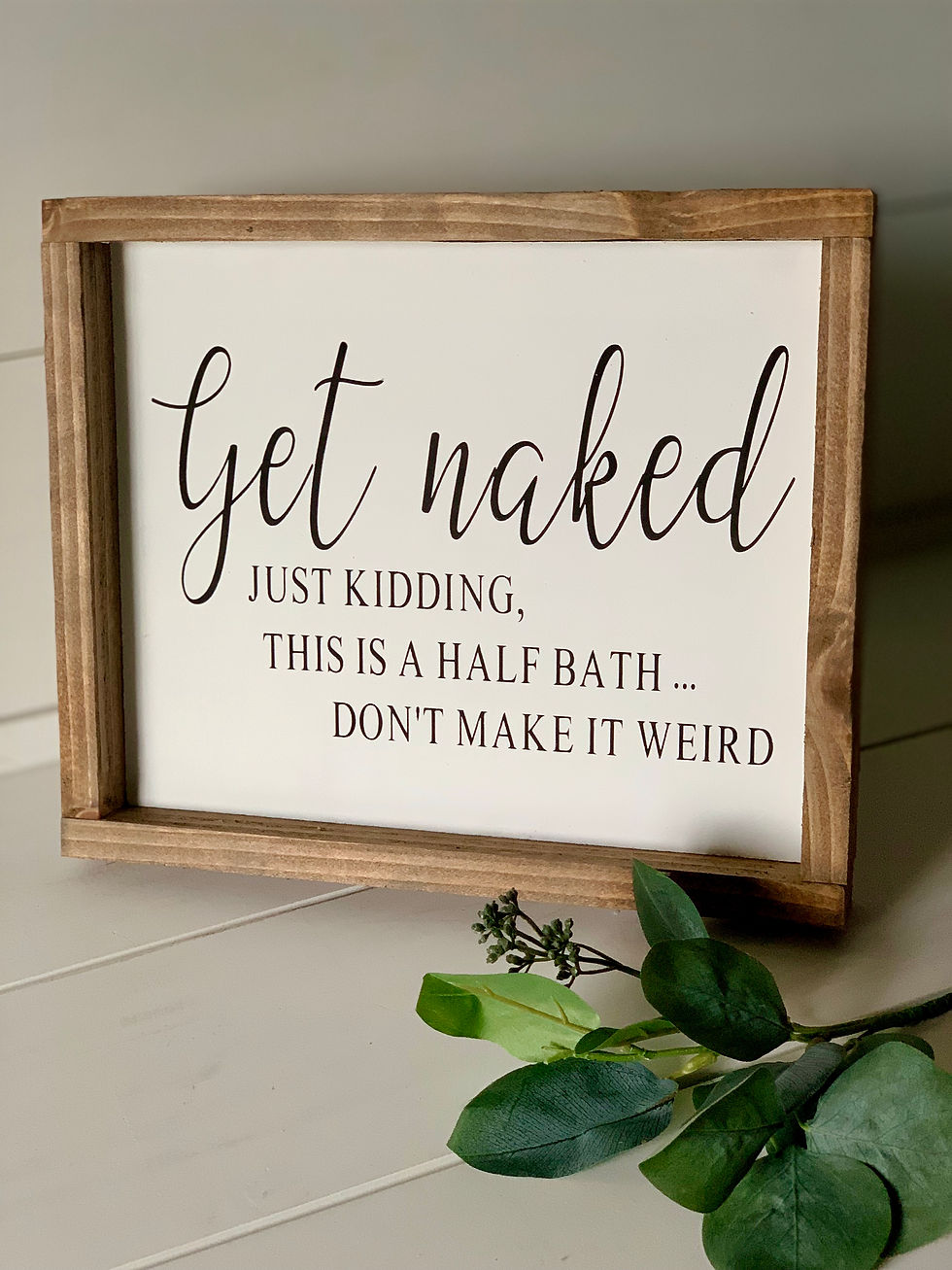 Thumbnail: Get naked half bath 