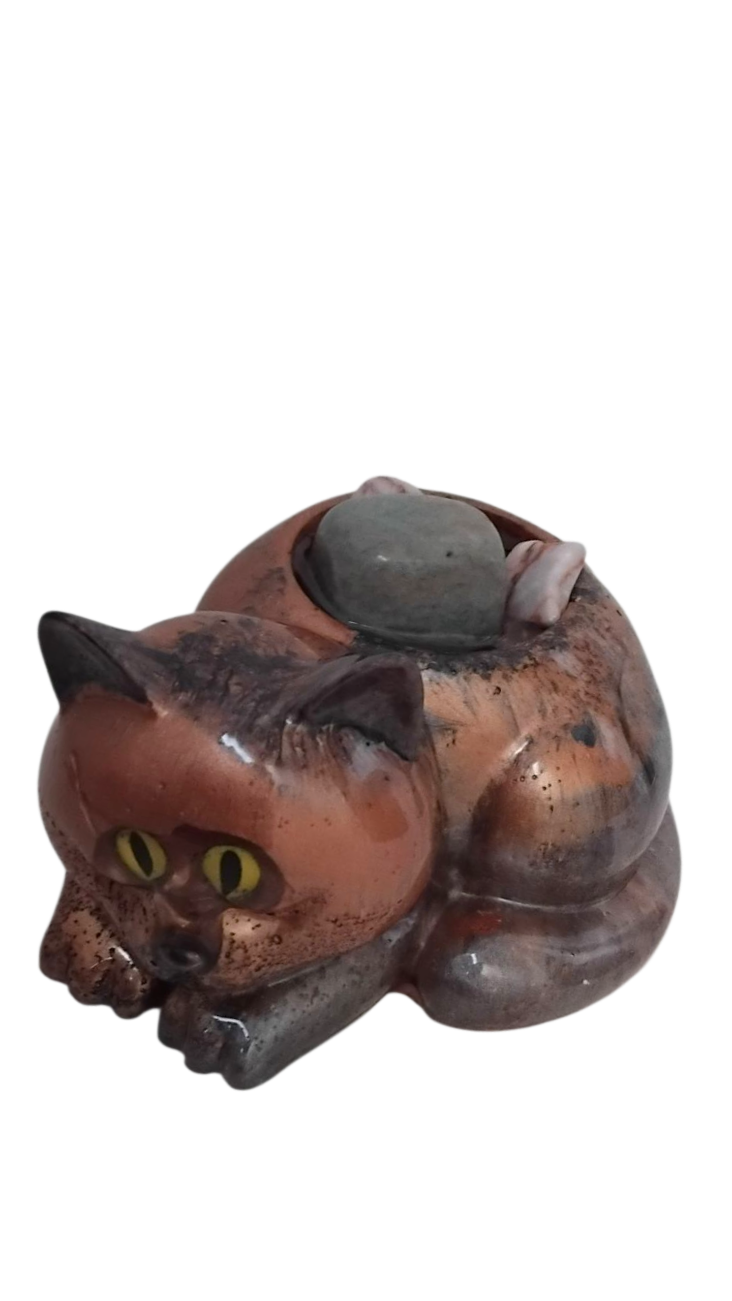 Mystic Fox With Green Variscite & Sun stone 