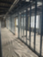 Before: Framing, Door Installation, and Sheetrocking