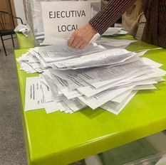Los militantes de PSOE Alcorcón aprueban, con un 93,7%de apoyo, la lista de candidatos socialistas, encabezada por Natalia de Andrés, como Secretaria General
