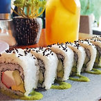 Sushi from menu at Rockscar