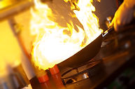 Chef Making Flambe