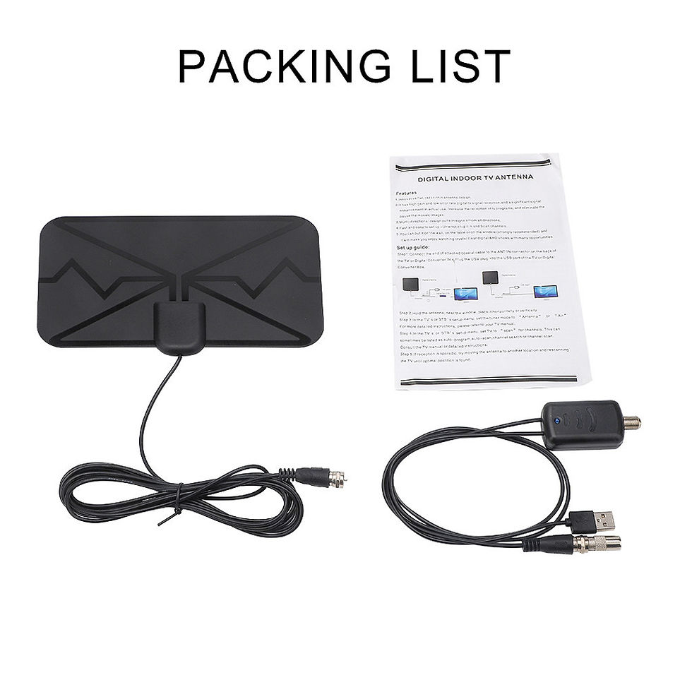 Thumbnail: HD Indoor DVB-T Digital Antenna for 4K NBC TV