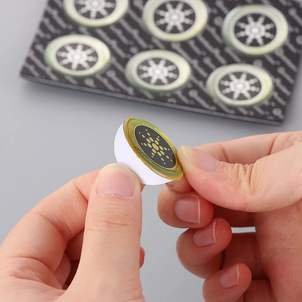 Thumbnail: Quantum Anti Radiation Shield 5G EMF Protection - Phones Laptops - 12 Stickers