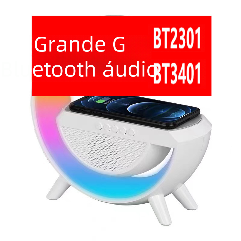 Thumbnail: BT-3401 Bluetooth Speaker with Colorful Atmosphere Light