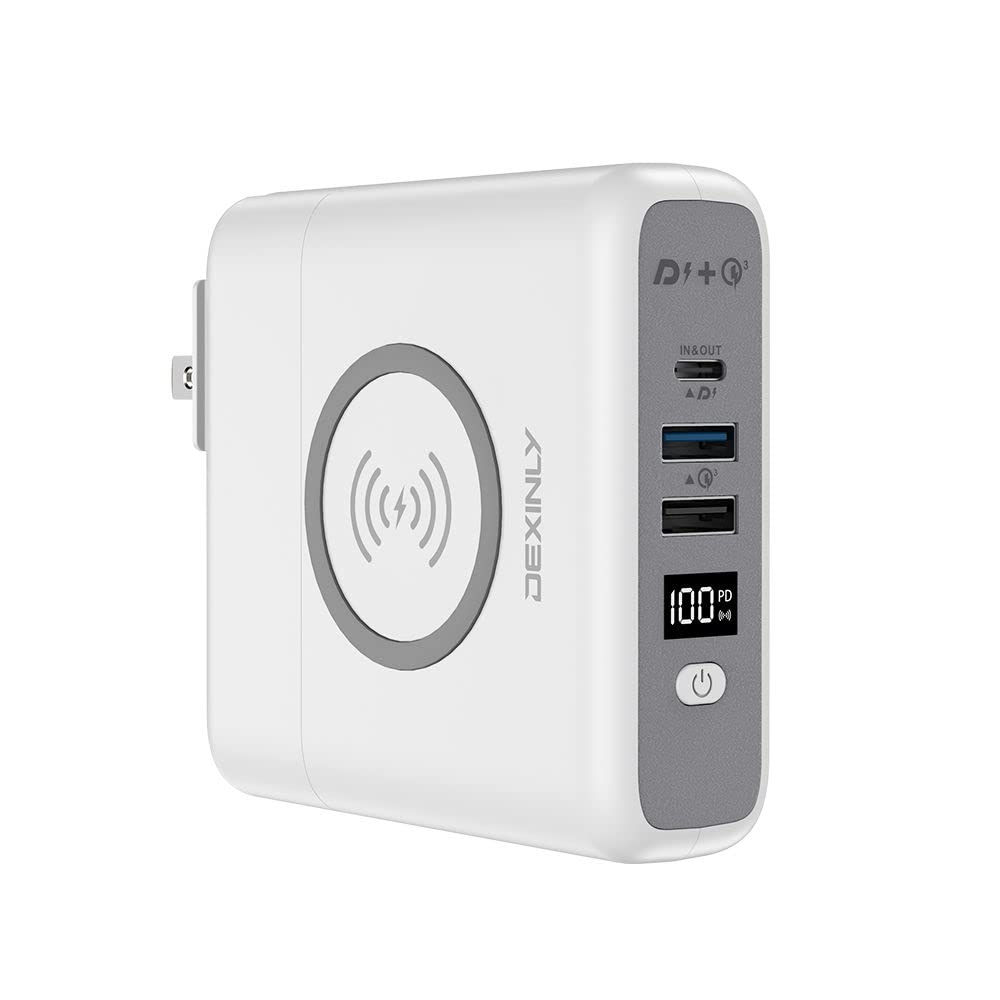 DEXINLY Portable Wireless Power Bank Charger10000mAh 3-in-1 PD20W USB-C QC3.0 US