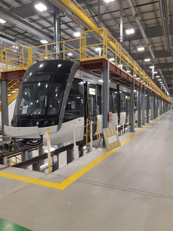 Structural Steel Service Platform & Service Track Supports